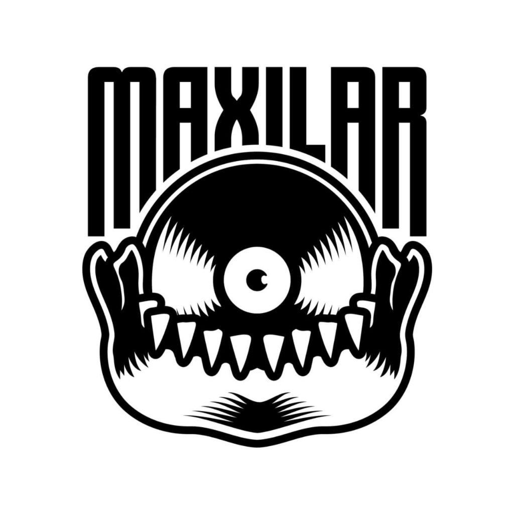 Maxilar - logo do selo independente de Gabriel Thomaz