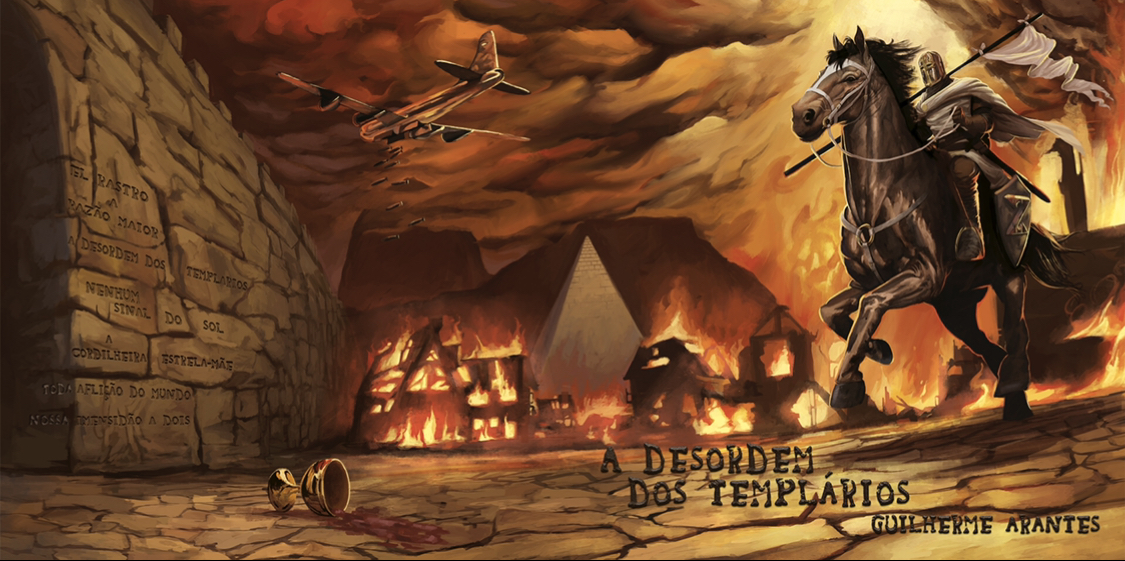 Capa do Disco de Guilherme Arantes - A Desordem dos Templários
