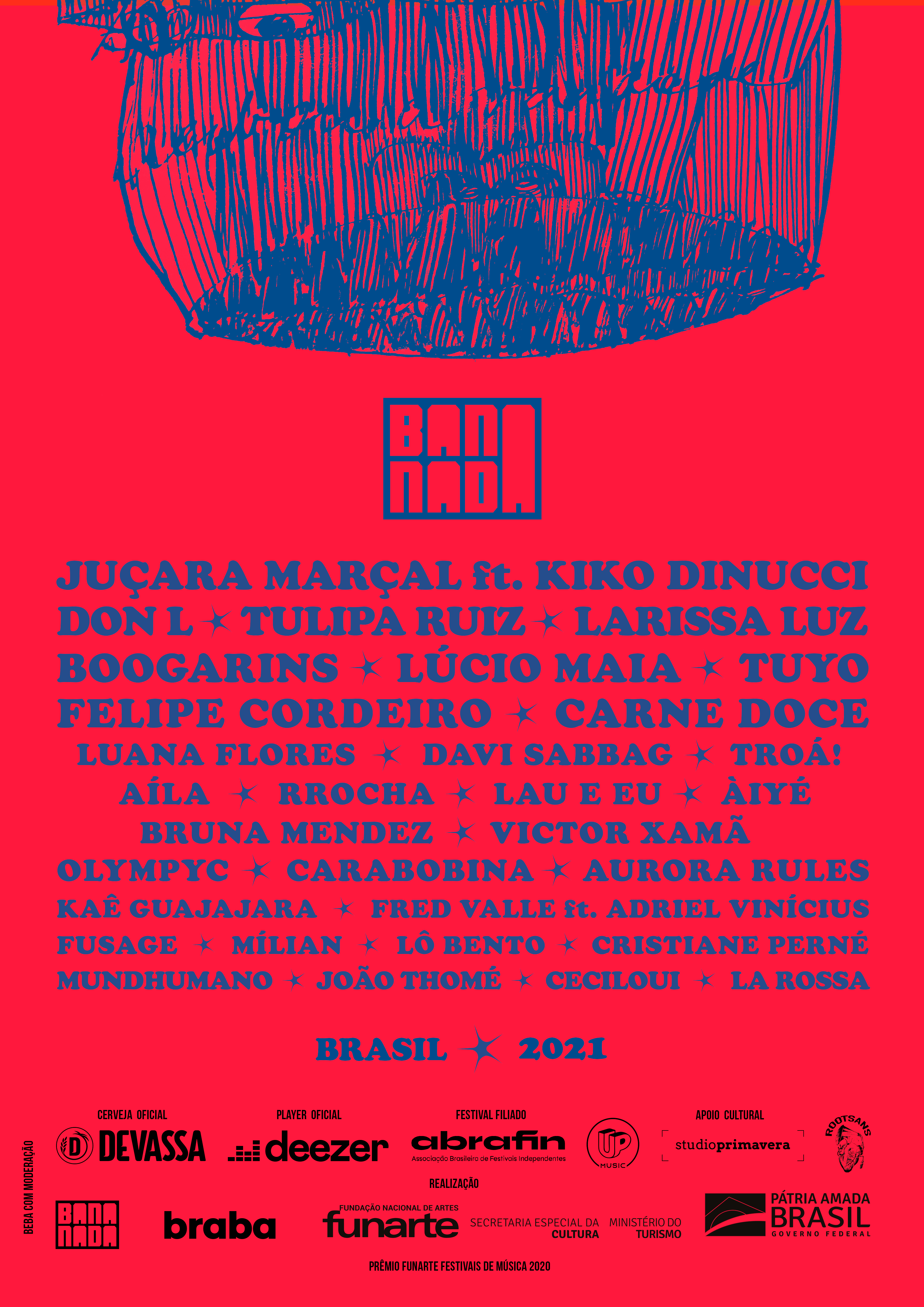 Bananada BR line-up 2021 - poster 2 final A3
