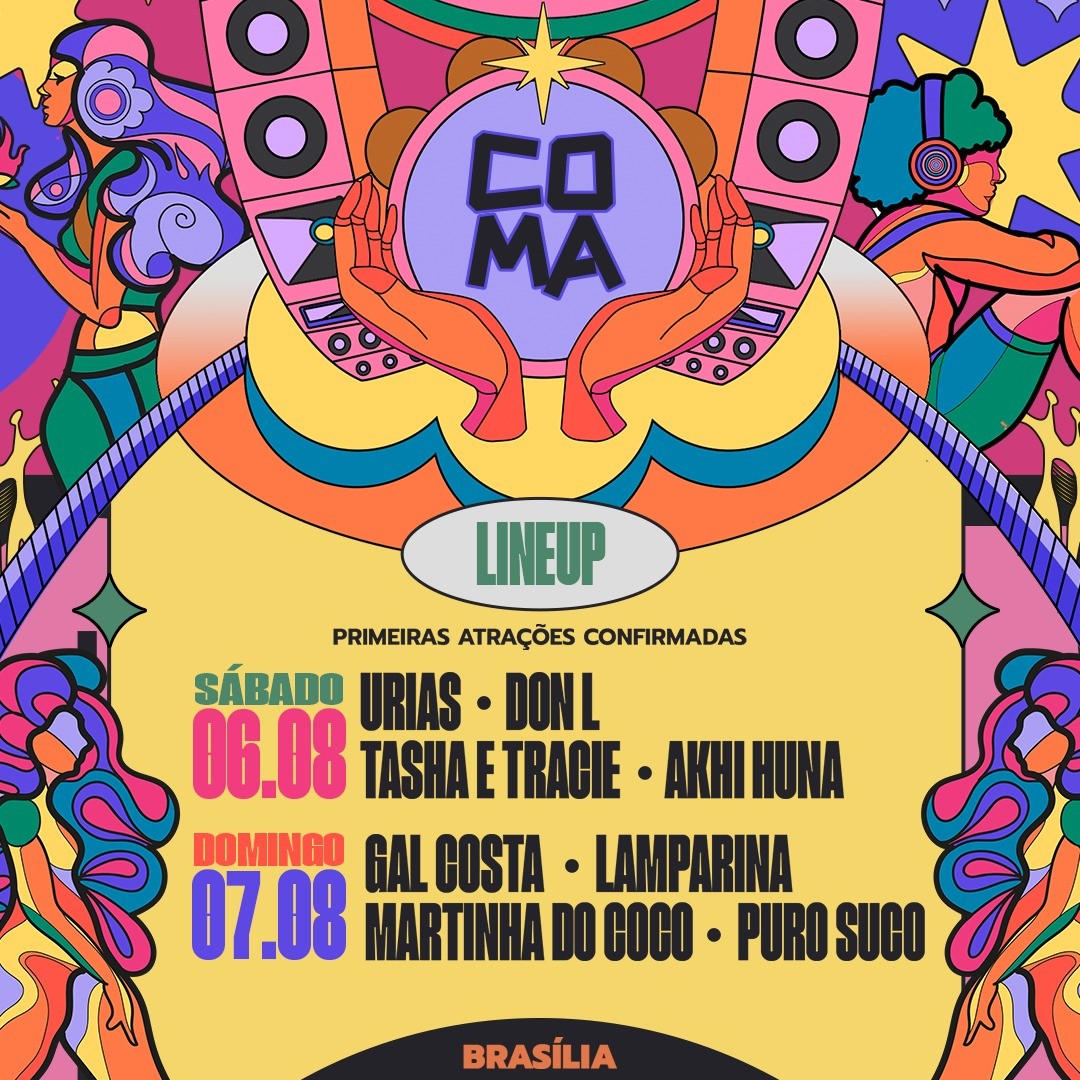 Festival CoMa 2022 anuncia os primeiros nomes do line-up (Cartaz)