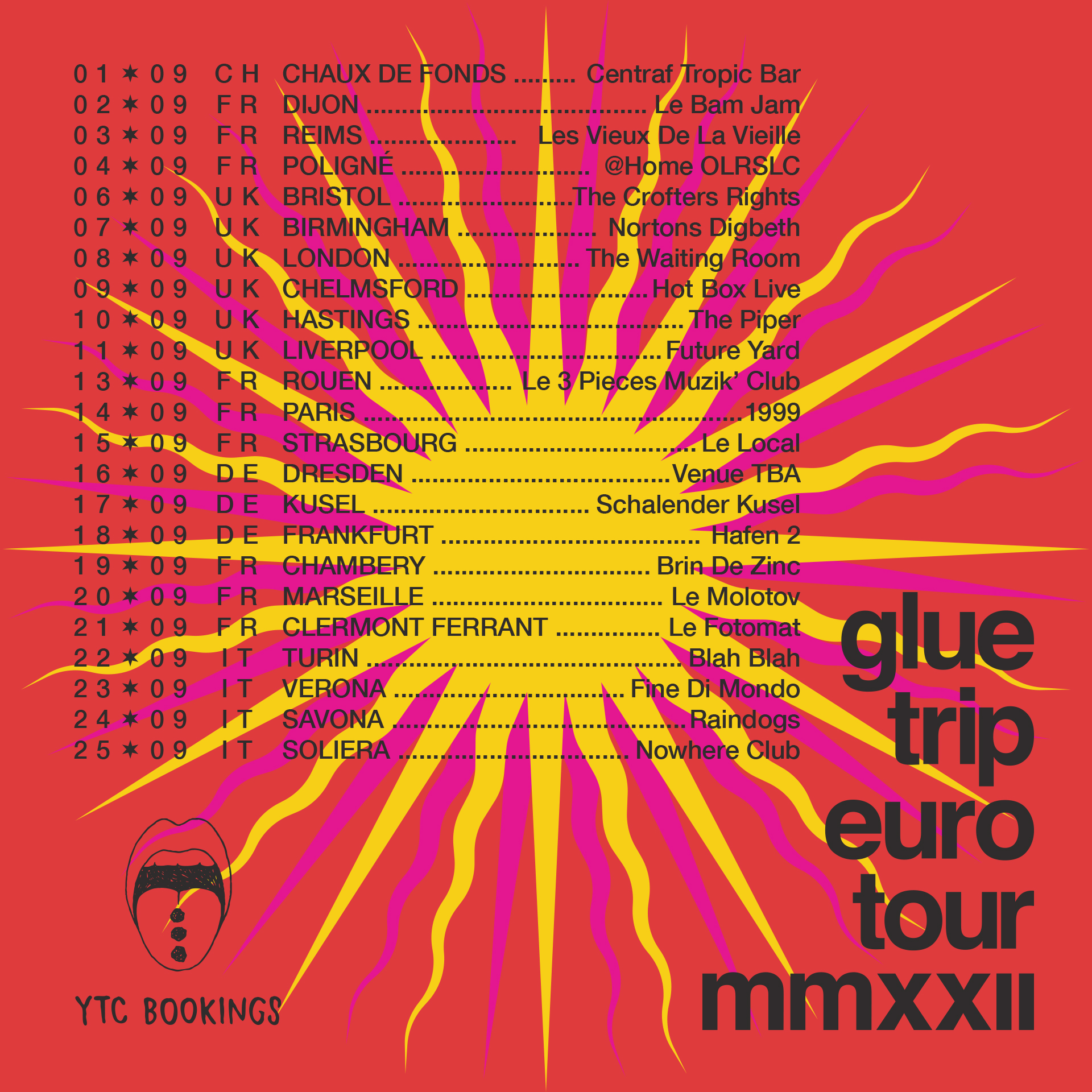 Glue Trip anuncia tour pela Europa com 25 datas