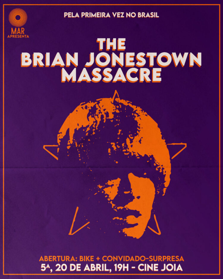 The Brian Jonestown Massacre - Poster Turnê Brasileira 2023