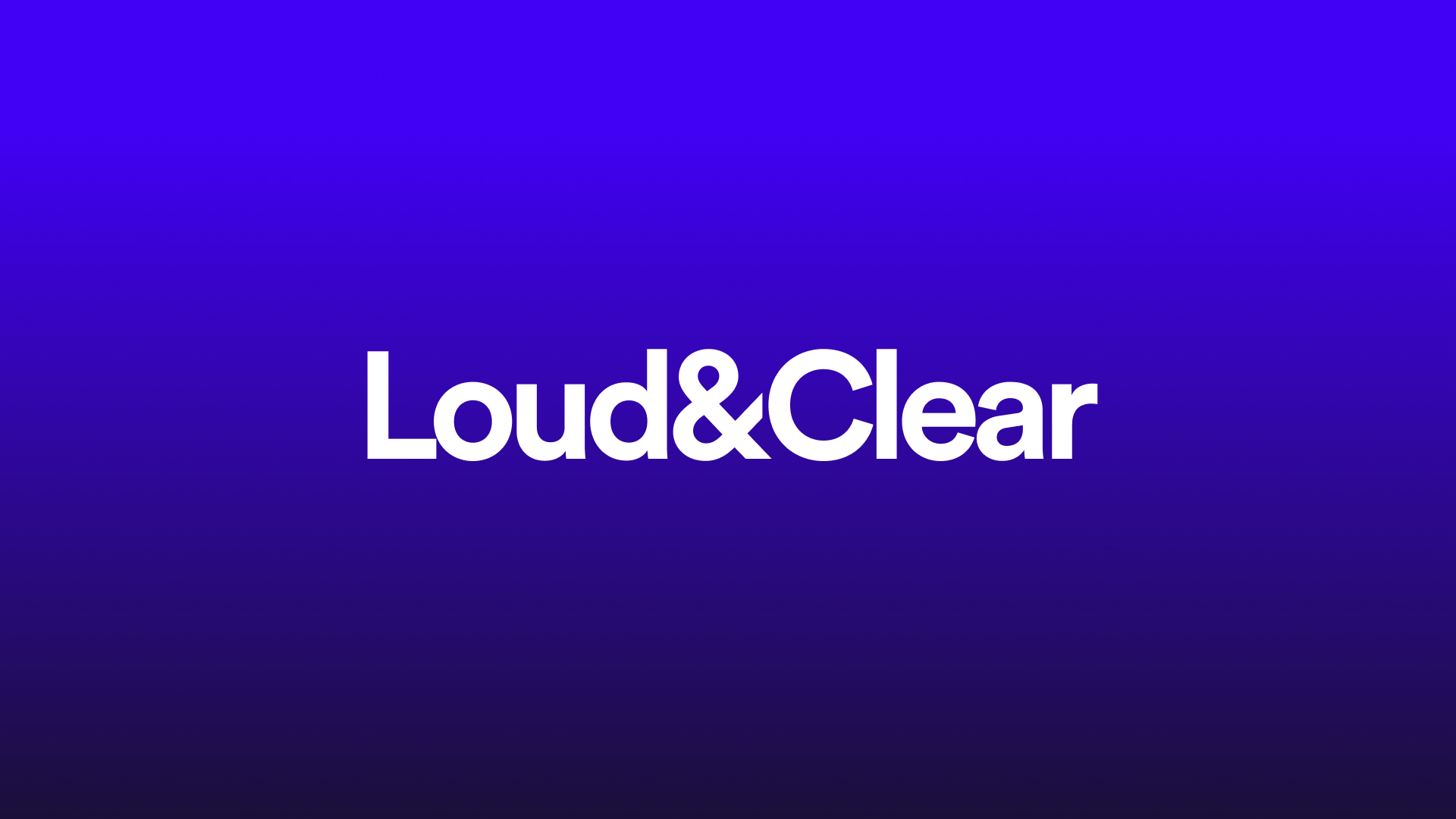 Loud&Clear 2024 - Cover Logo - 16x9