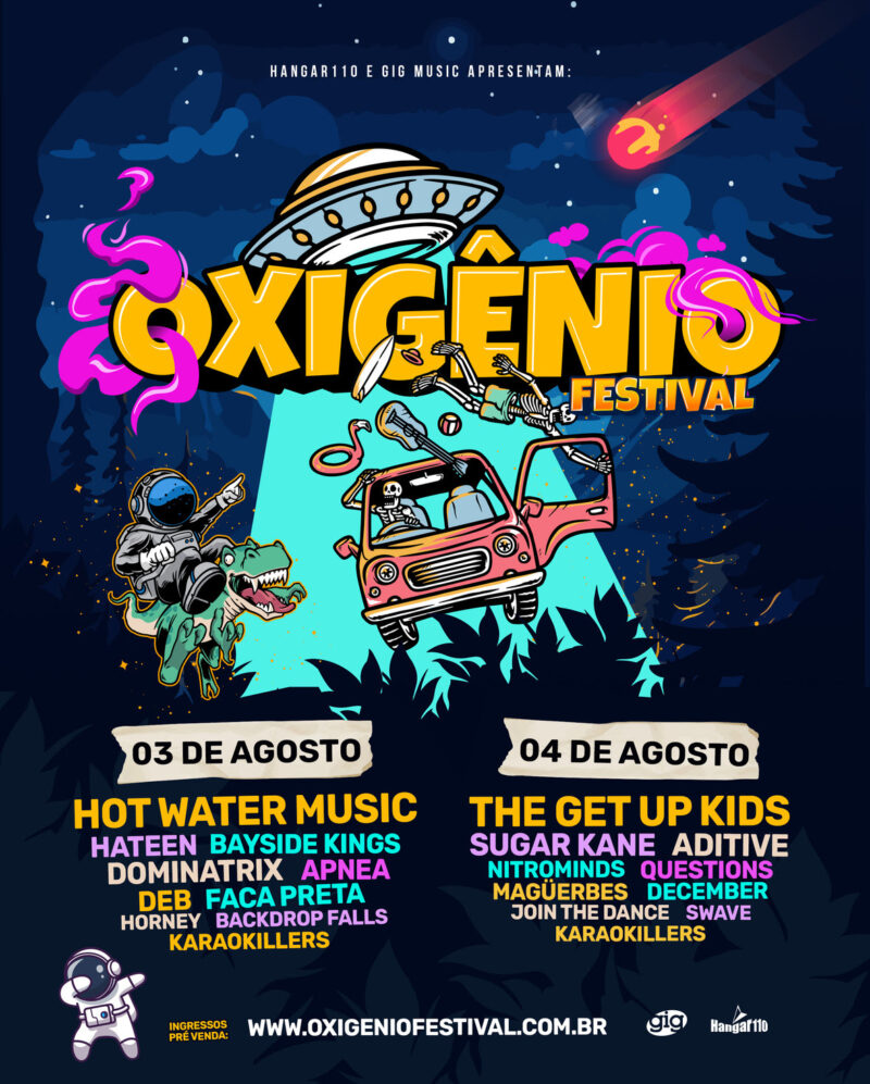 Shows internacionais de punk, hardcore e emo acontecem no Brasil nos próximos meses, confira a lista - Oxigênio Festival