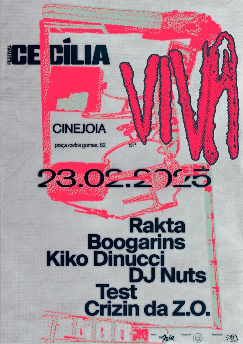 Festival Cecília Viva 2024 - Poster - Cine Joia