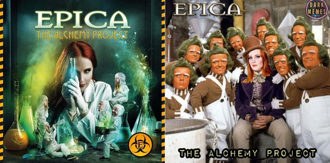 montagem - Epica + Dark Memes