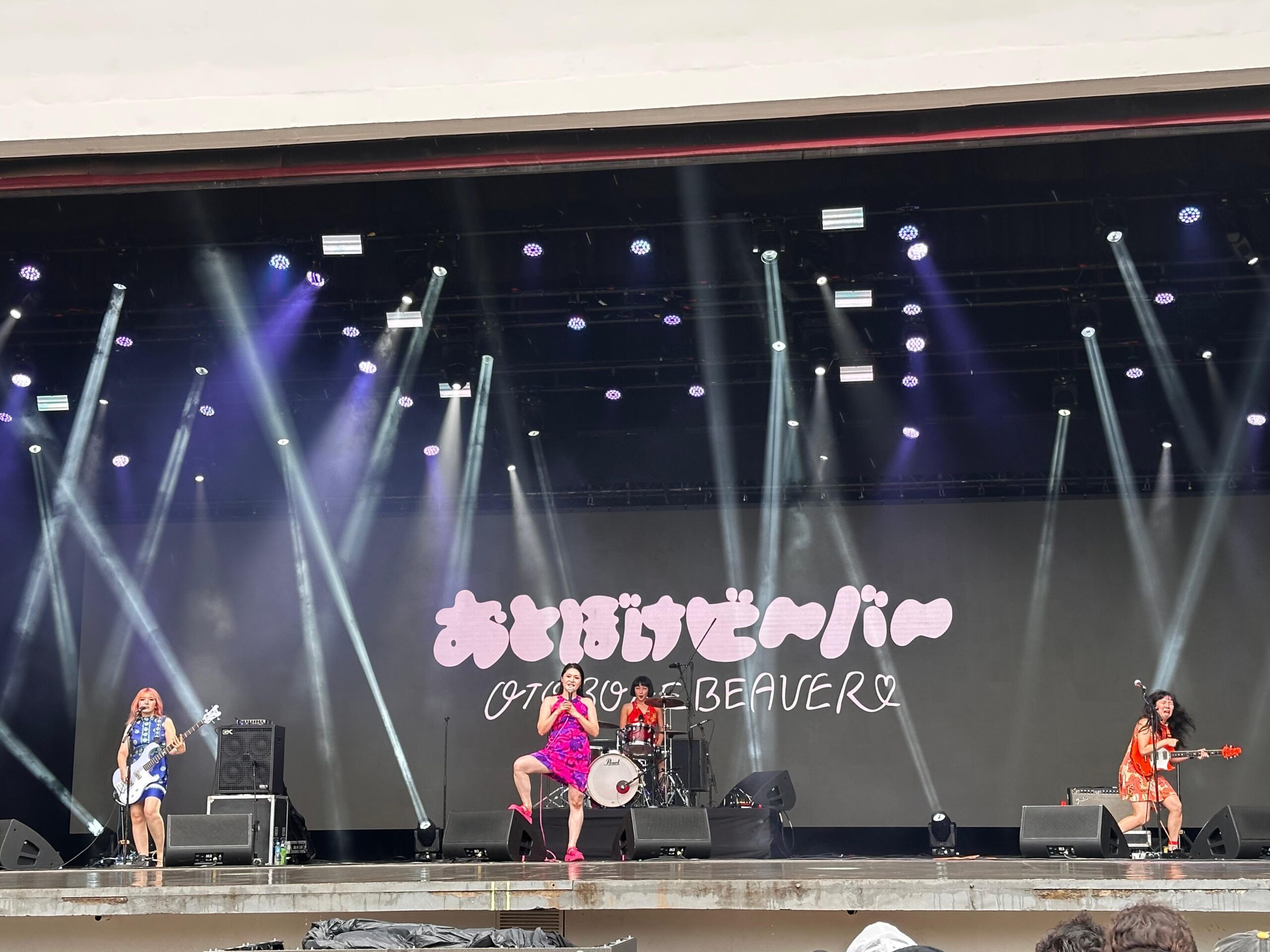 Otoboke Beaver durante festival no Ibirapuera. - Foto Por: Rafael Chioccarello (Hits Perdidos)