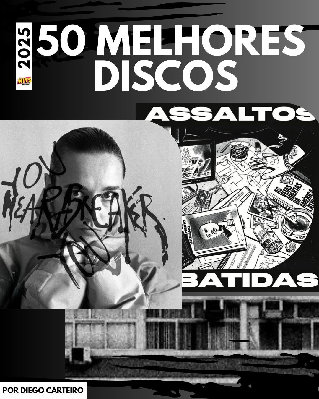 Os 50 Melhores Discos de 2025 - Lista do Diego Carteiro