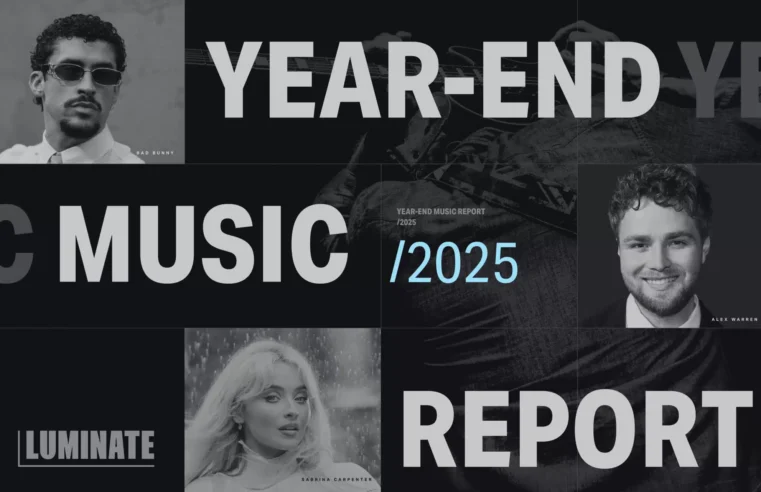 Relatório Anual da Luminate 2025 expõe o paradoxo da música: nunca se lançou tanto, nunca foi tão difícil importar