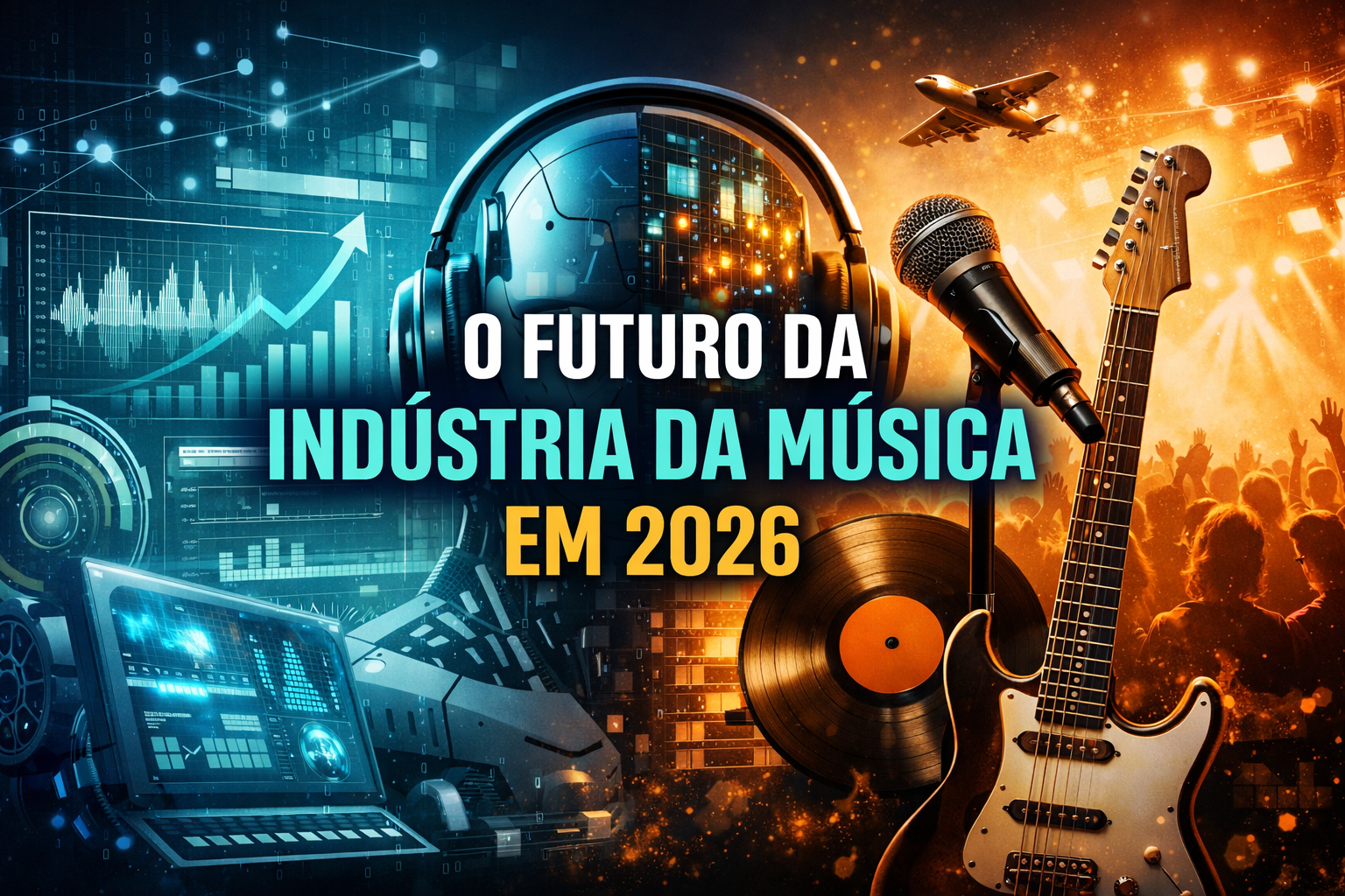 Indústria da Música em 2026 - tendências, dados e o que realmente importa